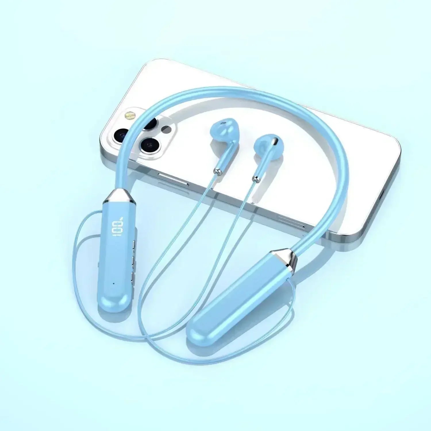 TWS HiFi Sound Neckband Long battery Life Wireless Bluetooth5.3 Headphones Earphones Sports Gamer Headsets Noise Reduction