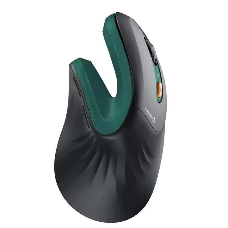 ProtoArc Ergonomic Vertical Mouse EM11 NL Rechargeable Wireless Mouse BT Ergo Mice with 3 Multi-Device 2.4GHz Optical Mice