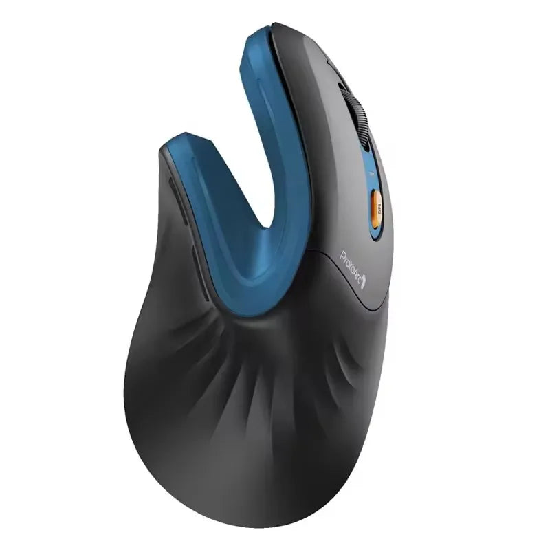 ProtoArc Ergonomic Vertical Mouse EM11 NL Rechargeable Wireless Mouse BT Ergo Mice with 3 Multi-Device 2.4GHz Optical Mice