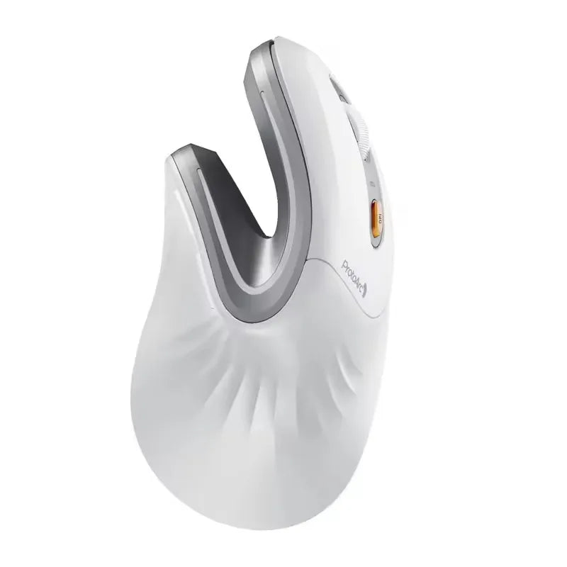 ProtoArc Ergonomic Vertical Mouse EM11 NL Rechargeable Wireless Mouse BT Ergo Mice with 3 Multi-Device 2.4GHz Optical Mice