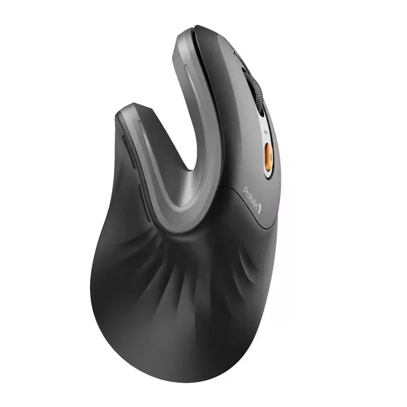 ProtoArc Ergonomic Vertical Mouse EM11 NL Rechargeable Wireless Mouse BT Ergo Mice with 3 Multi-Device 2.4GHz Optical Mice