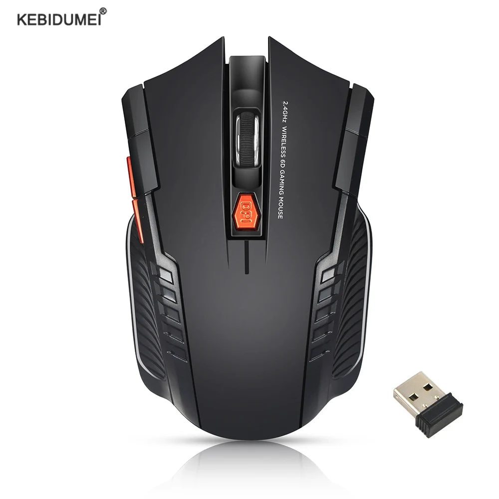 2.4GHz Wireless Mouse Optical Mice Mouse Gaming with USB Receiv...
