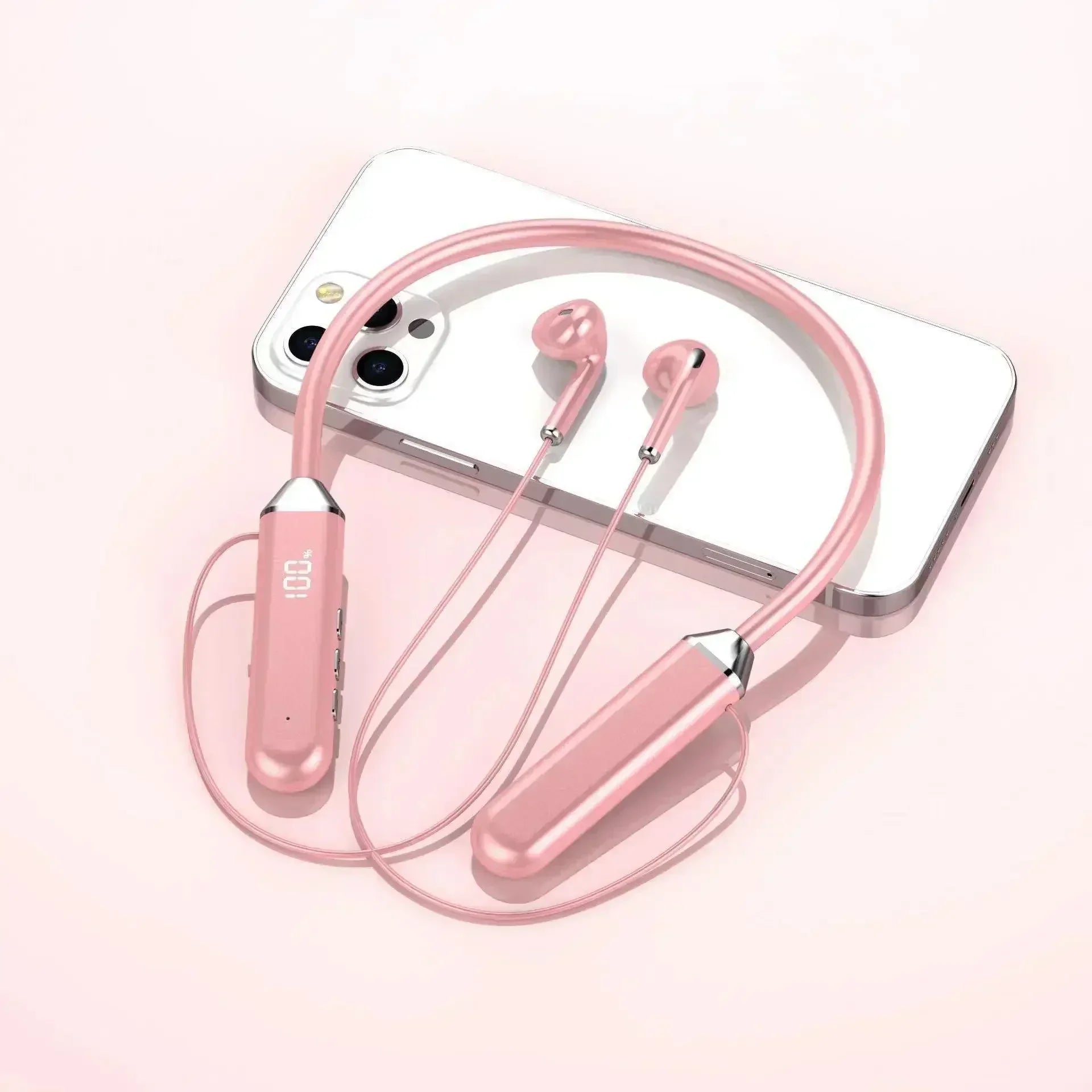 TWS HiFi Sound Neckband Long battery Life Wireless Bluetooth5.3 Headphones Earphones Sports Gamer Headsets Noise Reduction